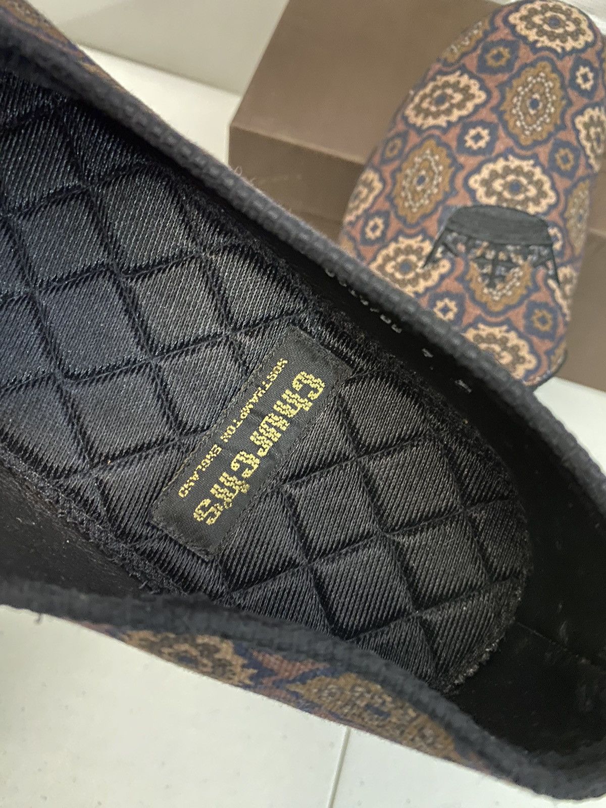 Church's Church’s 🏴󠁧󠁢󠁥󠁮󠁧󠁿 Kanvas Quilted Insole Suede House Slipper 8 New Size US 8 / EU 41 - 13 Thumbnail