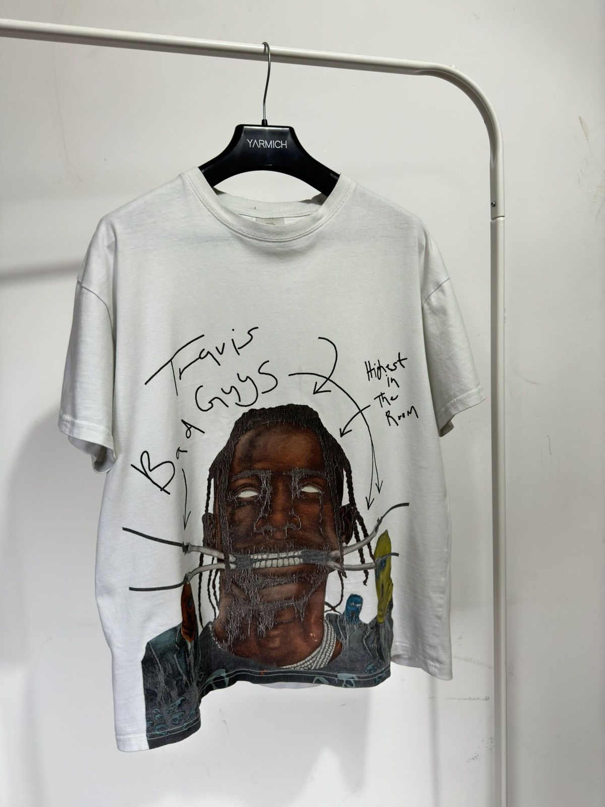 Rap Tees Travis Scott Cactus Printed T Shirt Logo Tee Size US M / EU 48-50 / 2 - 1 Thumbnail