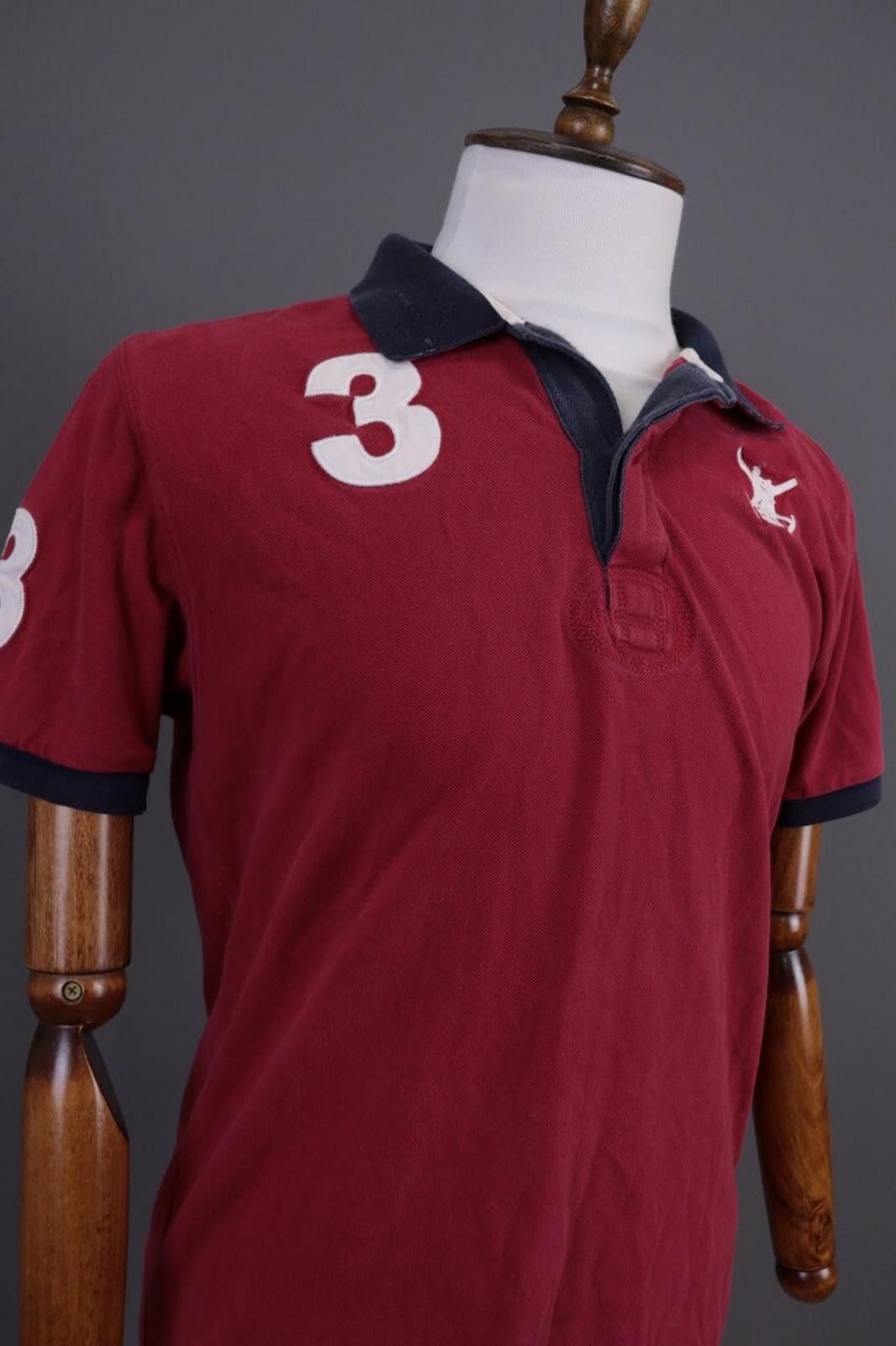 Designer Hackett London Tailored Fit Red Polo Shirt Size M Size US M / EU 48-50 / 2 - 6 Thumbnail