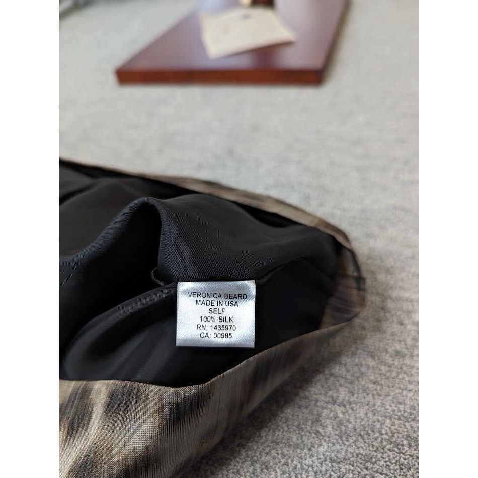 Veronica Beard Pull on silk mini skirt cheetah print | sz 1 XXS Size 24" / US 00 / IT 34 - 6 Thumbnail