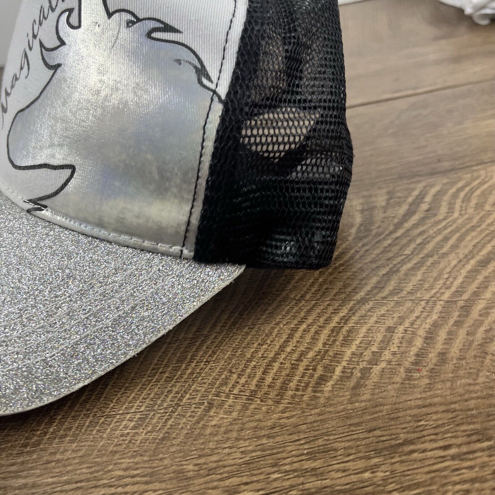 Other Magical Unicorn Hat Snapback Hat White Adjustable Hat Adult Size ONE SIZE - 8 Thumbnail