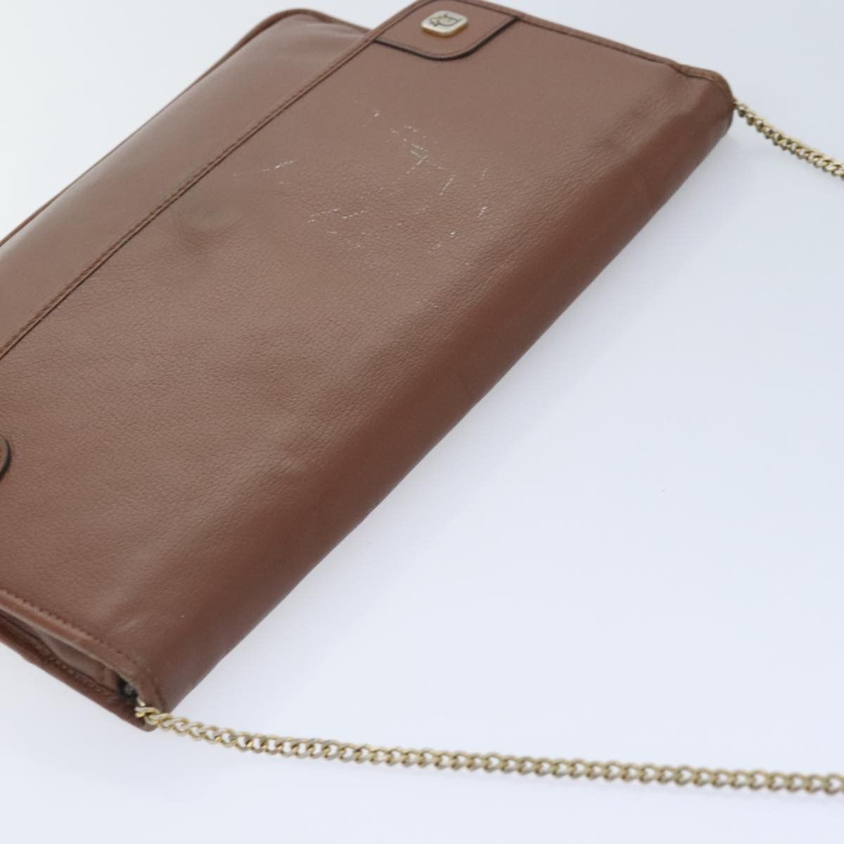 Dior DIOR Chain Shoulder Bag Leather Brown Size ONE SIZE - 6 Thumbnail