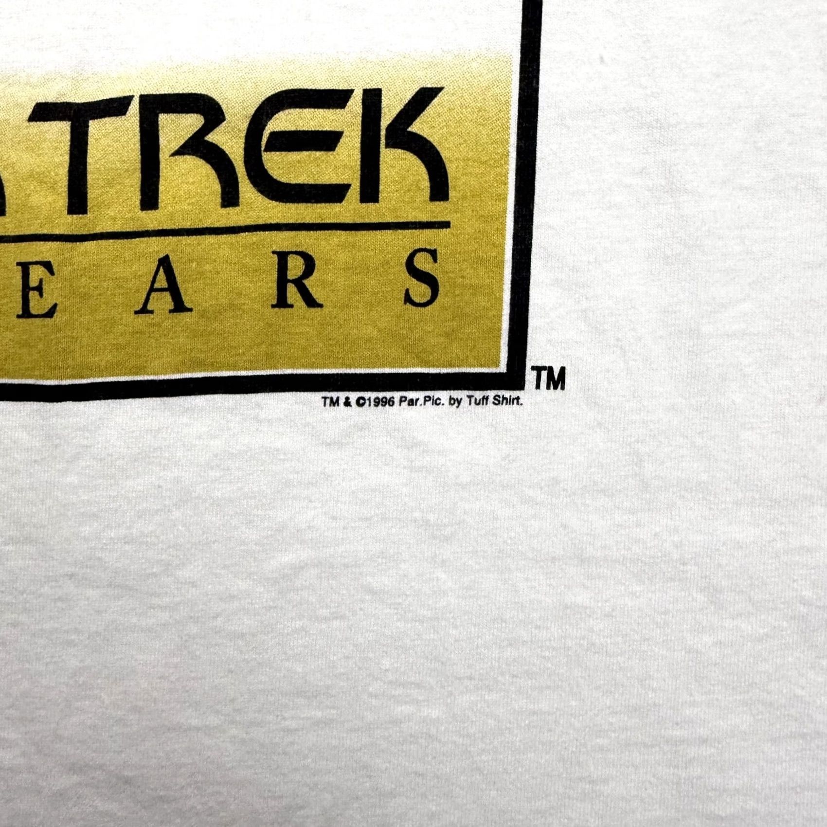 Vintage VINTAGE Oneita Star Trek Shirt Mens Large White 30 Years 1996 Graphic Tee Size US L / EU 52-54 / 3 - 5 Thumbnail
