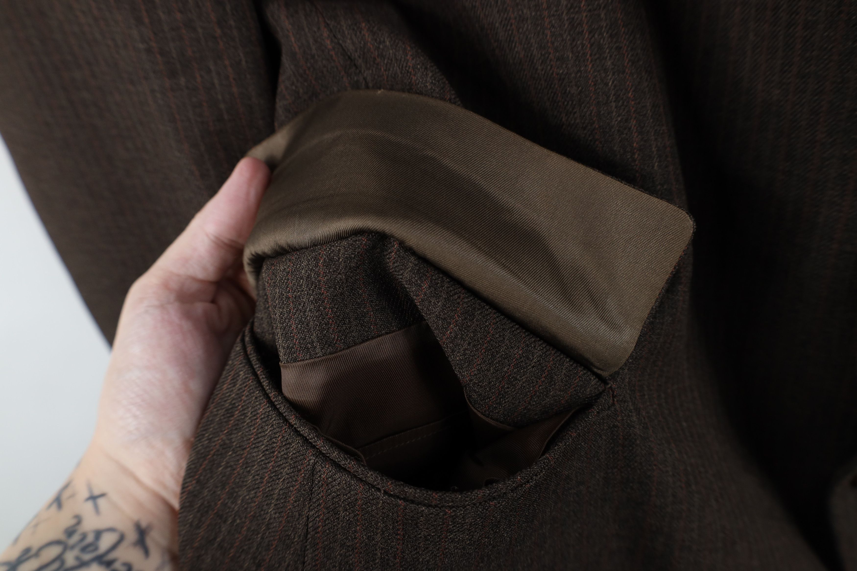 Vintage Vintage 70s Streetwear Suit Coat Blazer Jacket Brown USA Size US XXL / EU 58 / 5 - 6 Thumbnail