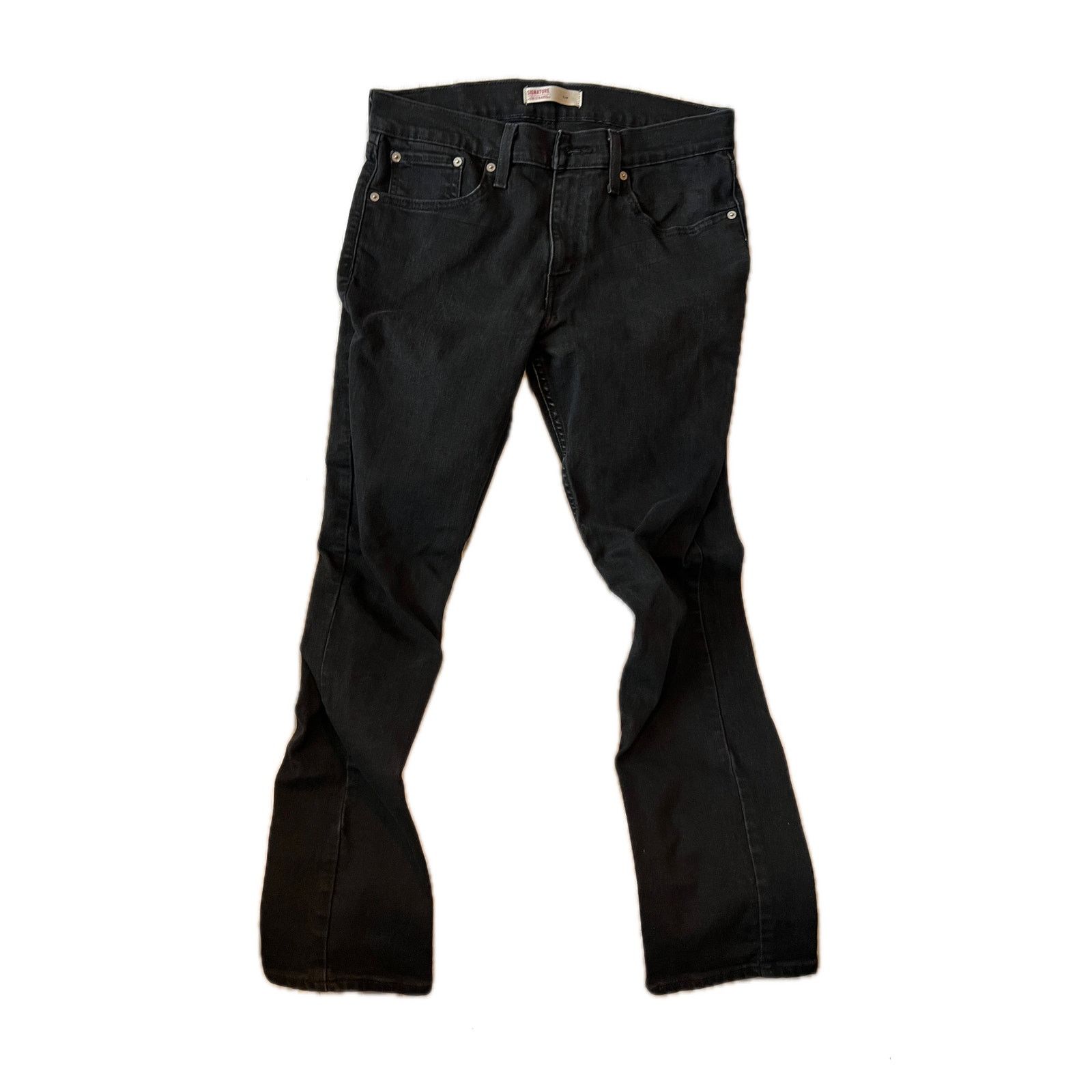 Levi's Levi's Signature Black Slim Jeans 33x30 Size US 30 / EU 46 - 1 Thumbnail