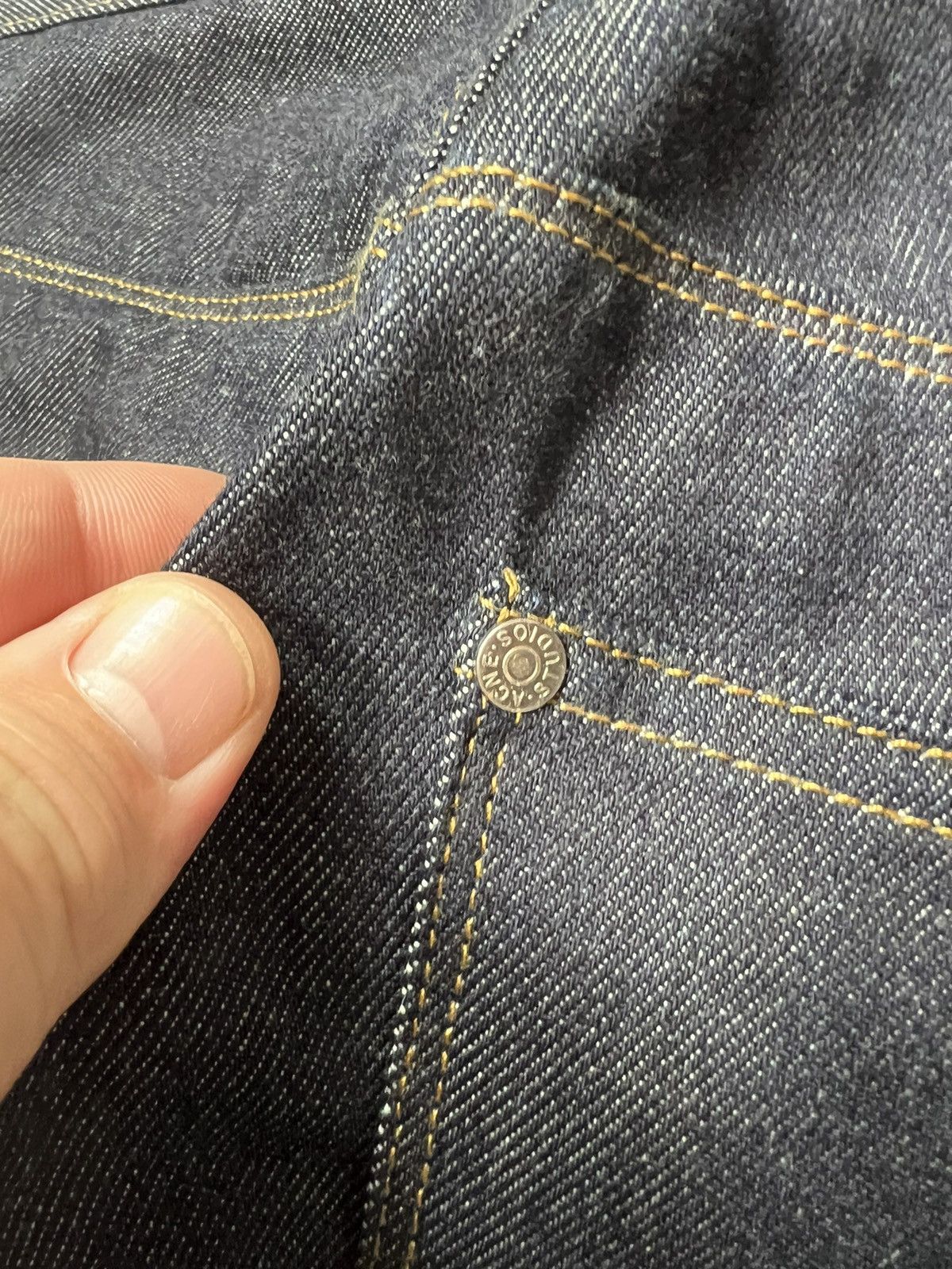 Acne Studios Acne Studios Max Raw Jeans Men’s Denim Pants Size US 28 / EU 44 - 9 Thumbnail