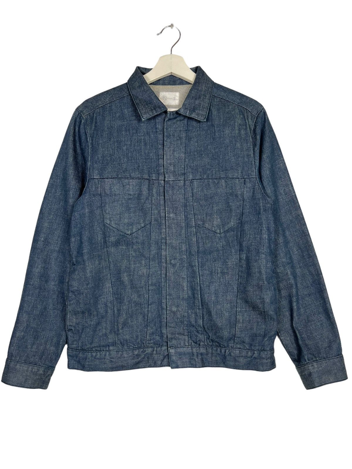Japanese Brand 🔥 NORTH PRODUCTION DENIM BLOUSON JACKET MADE IN JAPAN Size US M / EU 48-50 / 2 - 2 Thumbnail
