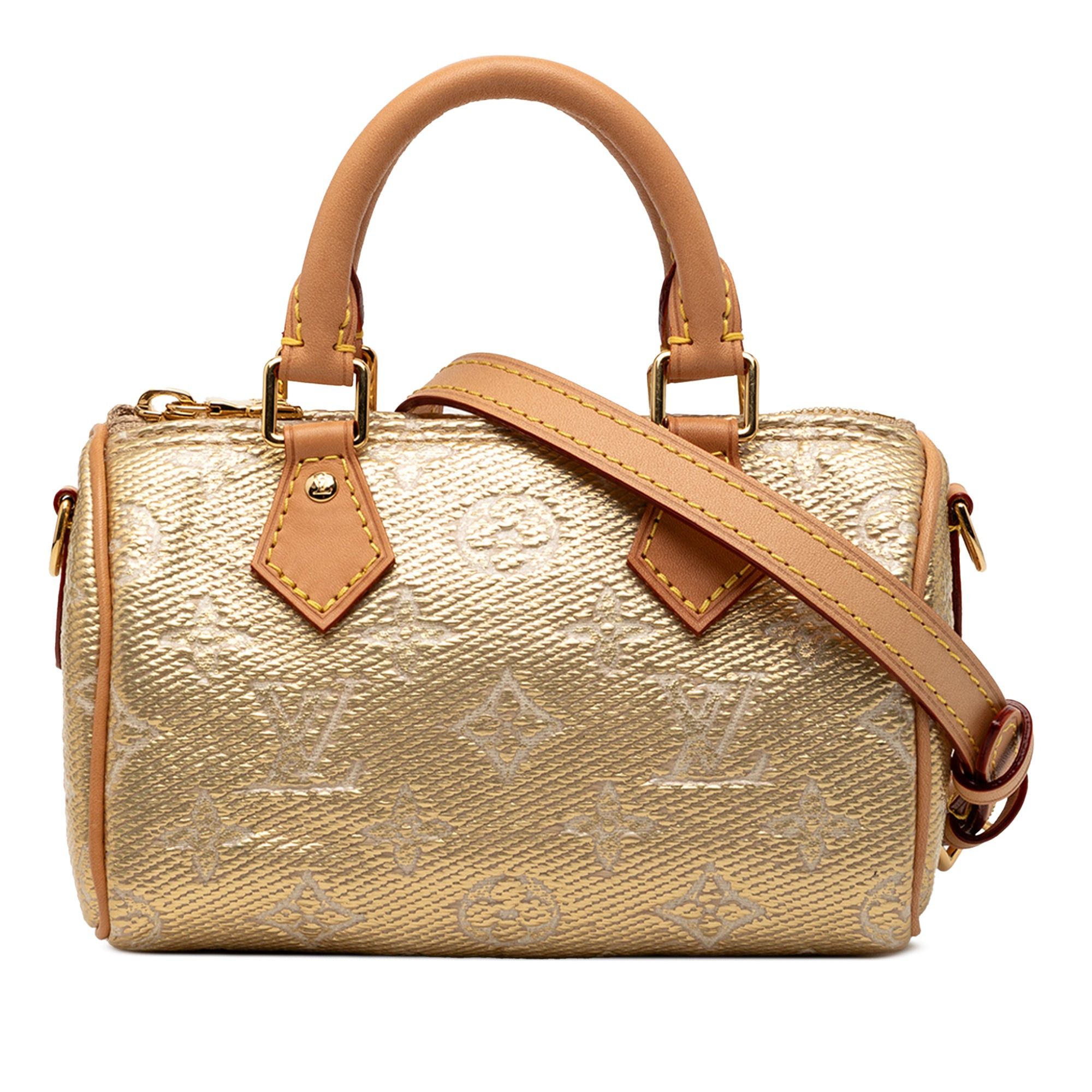 Louis Vuitton Monoglam Nano Speedy Bandouliere Size ONE SIZE - 1 Thumbnail