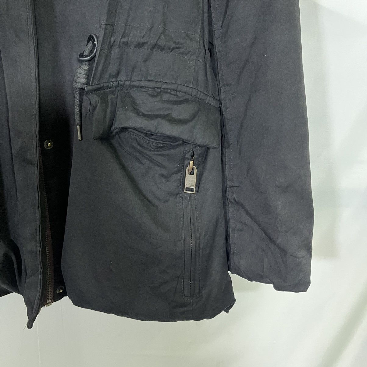 If Six Was Nine PULL AND BEAR FUR DOUBLE ZIPPER HOODED JACKET Size US M / EU 48-50 / 2 - 5 Thumbnail