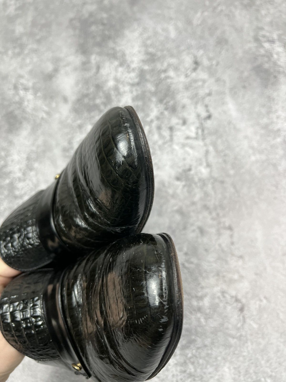 Grenson Grenson Mens Black Classic Shoes Leather Size US 9 / EU 42 - 4 Thumbnail