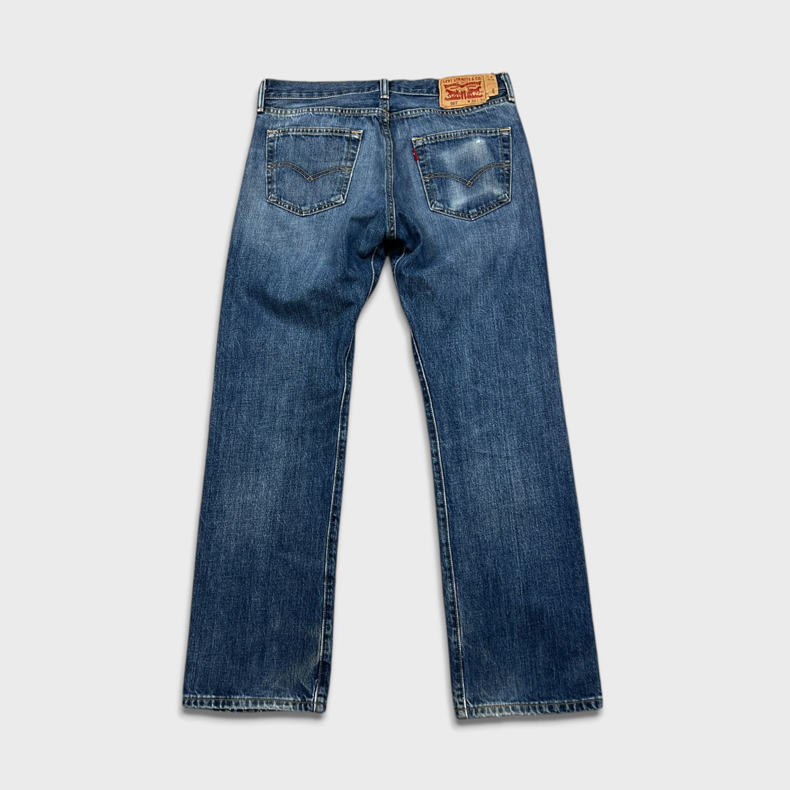 Levi's × Vintage Levi's 501 Jeans 32x29 Original Fit Straight Leg Denim Pants Size US 32 / EU 48 - 4 Thumbnail