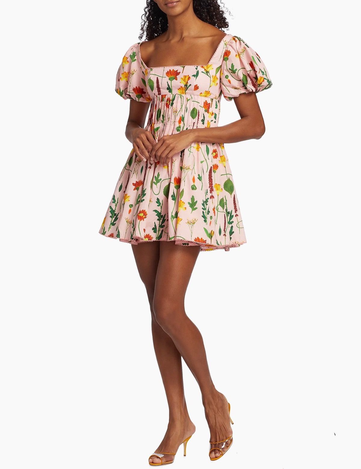 AGUA by Agua Bendita Agua by Agua Bendita Carmelo Floral Cotton Minidress size M Size M / US 6-8 / IT 42-44 - 2 Thumbnail