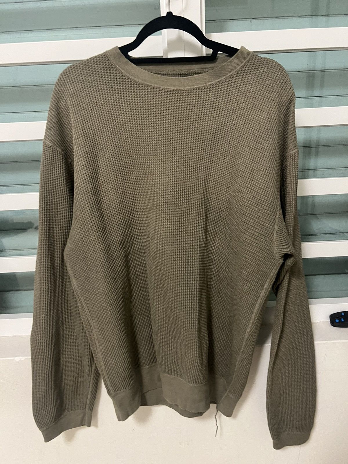Kapital Kapital Eco Waffle Big Crew Sweatshirt Size US L / EU 52-54 / 3 - 3 Thumbnail