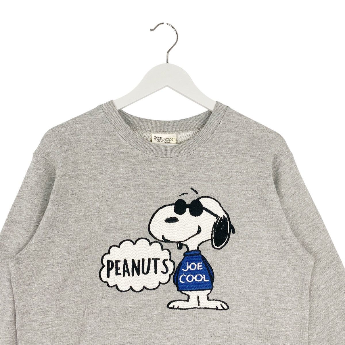 Other Vintage Peanuts Snoopy Printed Crewneck Sweatshirt Gray Size US L / EU 52-54 / 3 - 4 Thumbnail