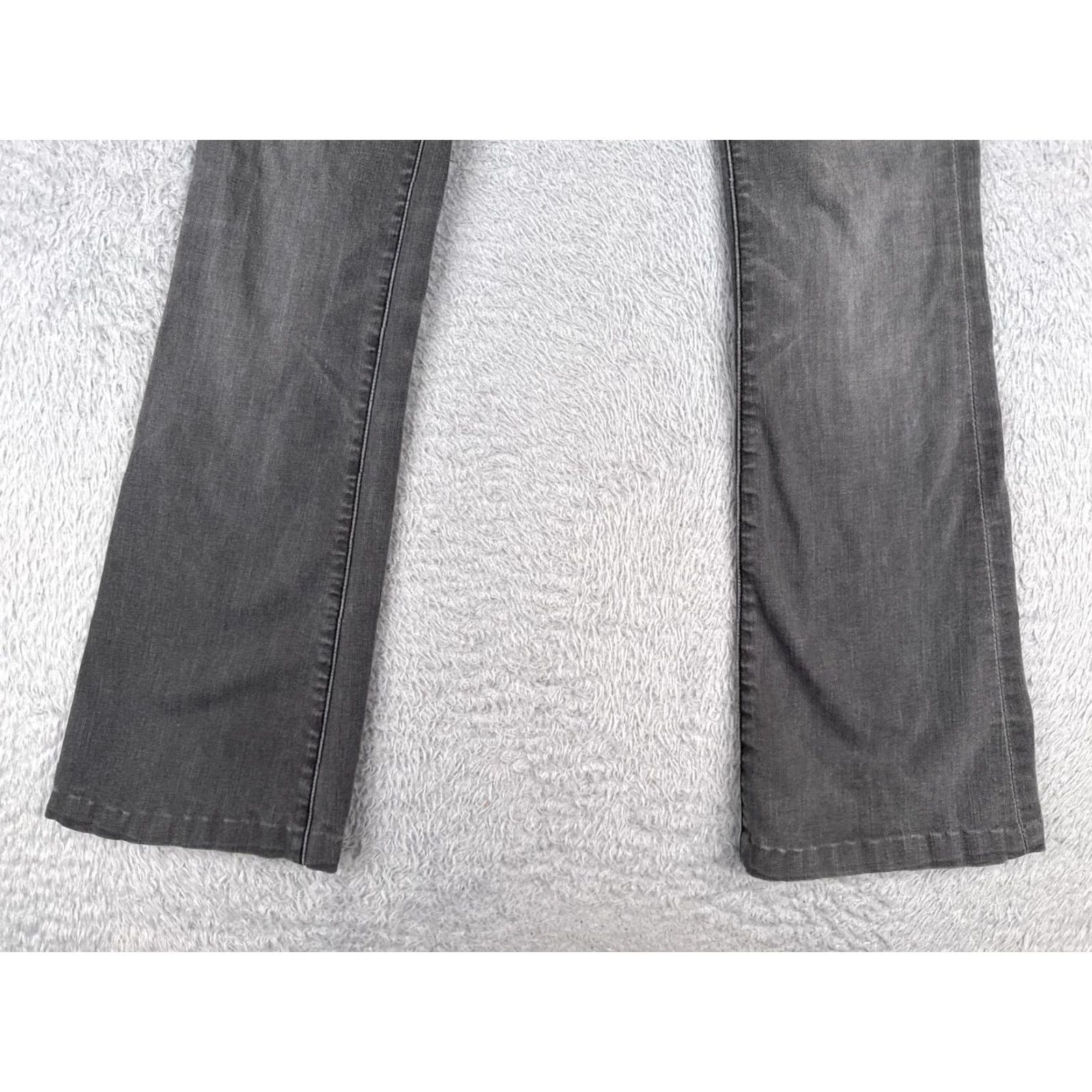 Vans VANS Jeans Women Skinny 5 Black Denim Low Rise 28x30 Stretch Distressed Zipper 5-Pocket Design Vintage? No Size 27" / US 4 / IT 40 - 2 Thumbnail
