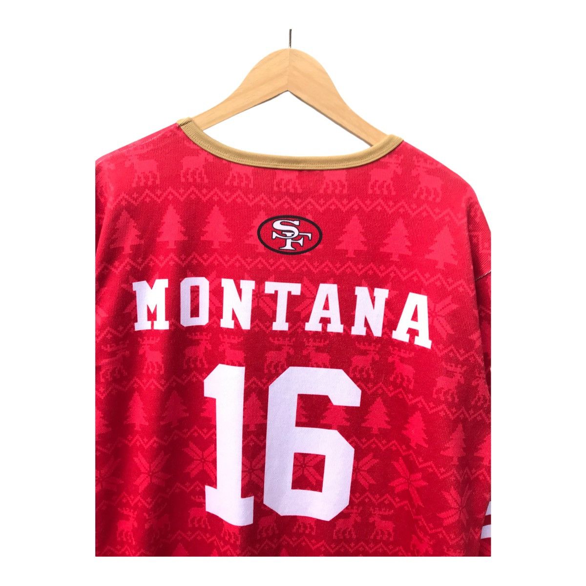 NFL San Francisco 49ers Joe Montana NFL Polyester Sweatshirt Size US XL / EU 56 / 4 - 9 Thumbnail