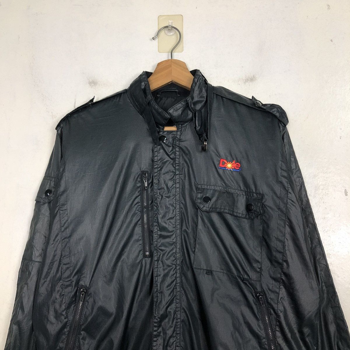 DUKE + DEXTER 💥VINTAGE SATIN BOMBER JACKET DOLE SMALL PONY Size US S / EU 44-46 / 1 - 5 Thumbnail