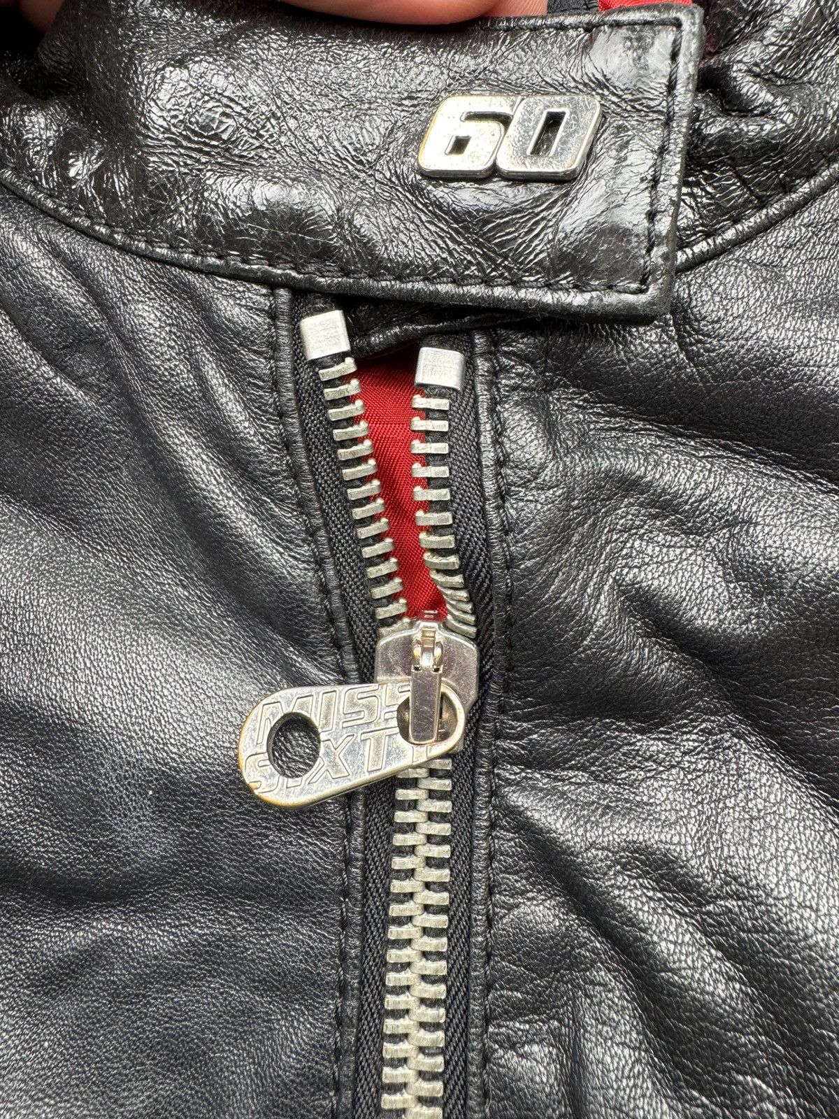 Genuine Leather Miss Sixty Vintage Leather Biker Jacket Size S / US 4 / IT 40 - 5 Thumbnail