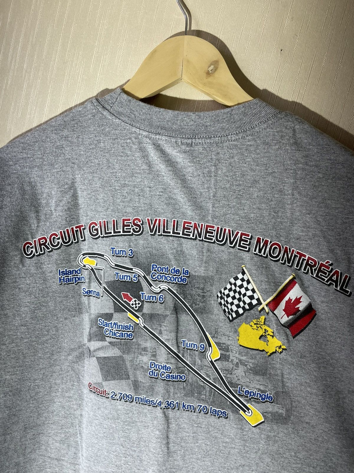 Vintage Formula 1 Canada Grand Prix vintage racing T shirt Size US L / EU 52-54 / 3 - 9 Thumbnail