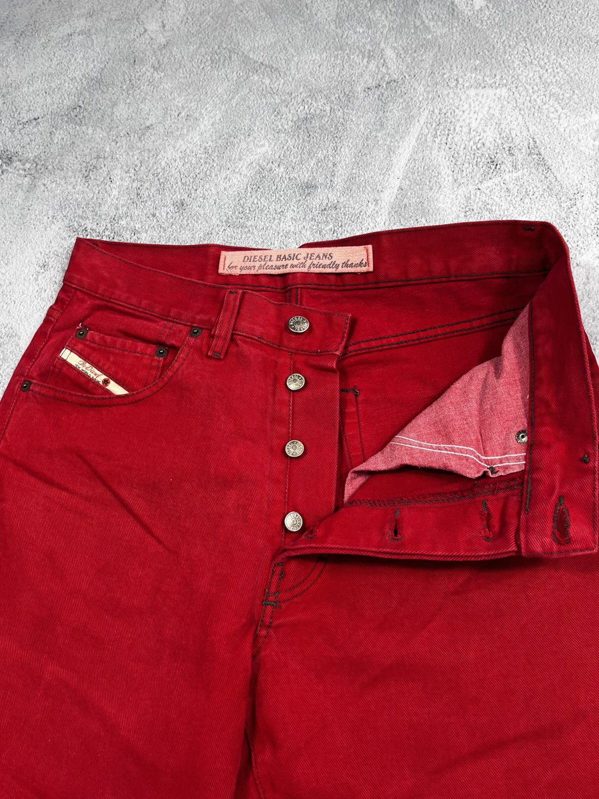 Diesel Vintage 90s Diesel washed denim jeans 00s streetwear 33 Size US 33 - 12 Thumbnail