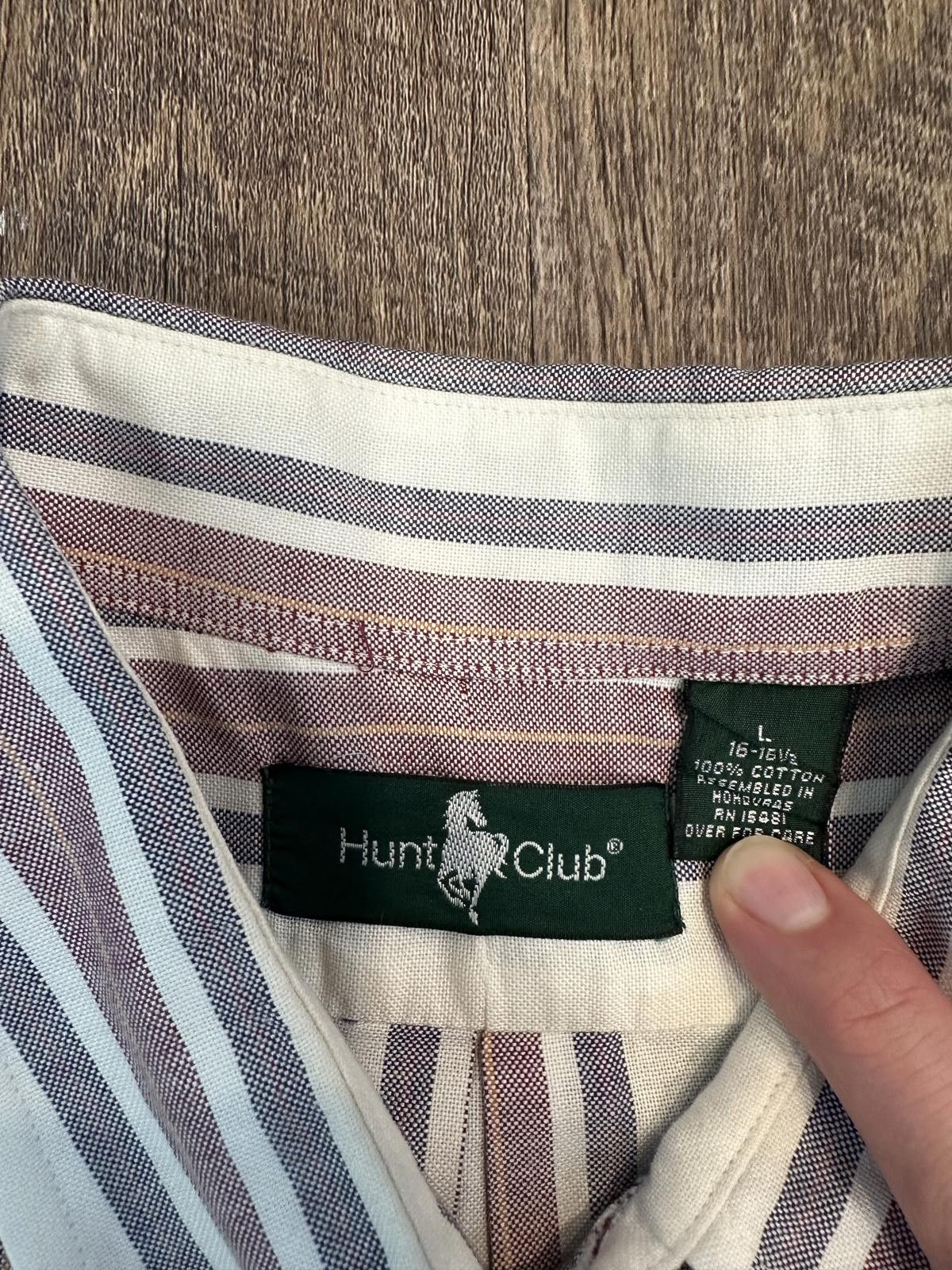 Hunt Club Mens Large Vintage Hunt Club Button Down Shirt Size US L / EU 52-54 / 3 - 4 Thumbnail