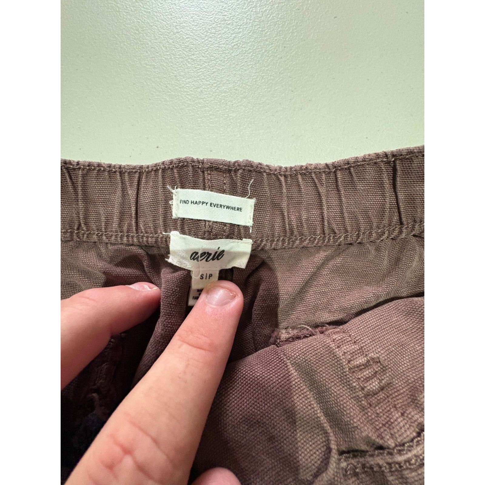 American Eagle Outfitters Aerie Women’s Brown Utility Shorts Size Small Petite Size 27" / US 4 / IT 40 - 4 Thumbnail