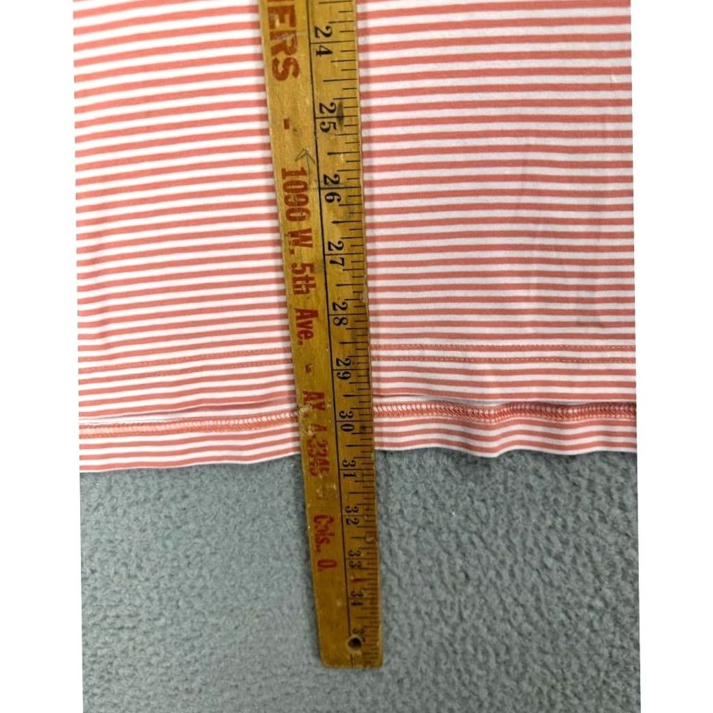 Peter Millar Peter Millar Shirt Mens XL Orange Polo Adult Candy Striped Rugby Short Sleeve Size US XL / EU 56 / 4 - 5 Thumbnail
