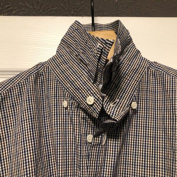Brioni BRIONI men's 100%cotton casual shirt size: L made in Italy Size US L / EU 52-54 / 3 - 10 Thumbnail