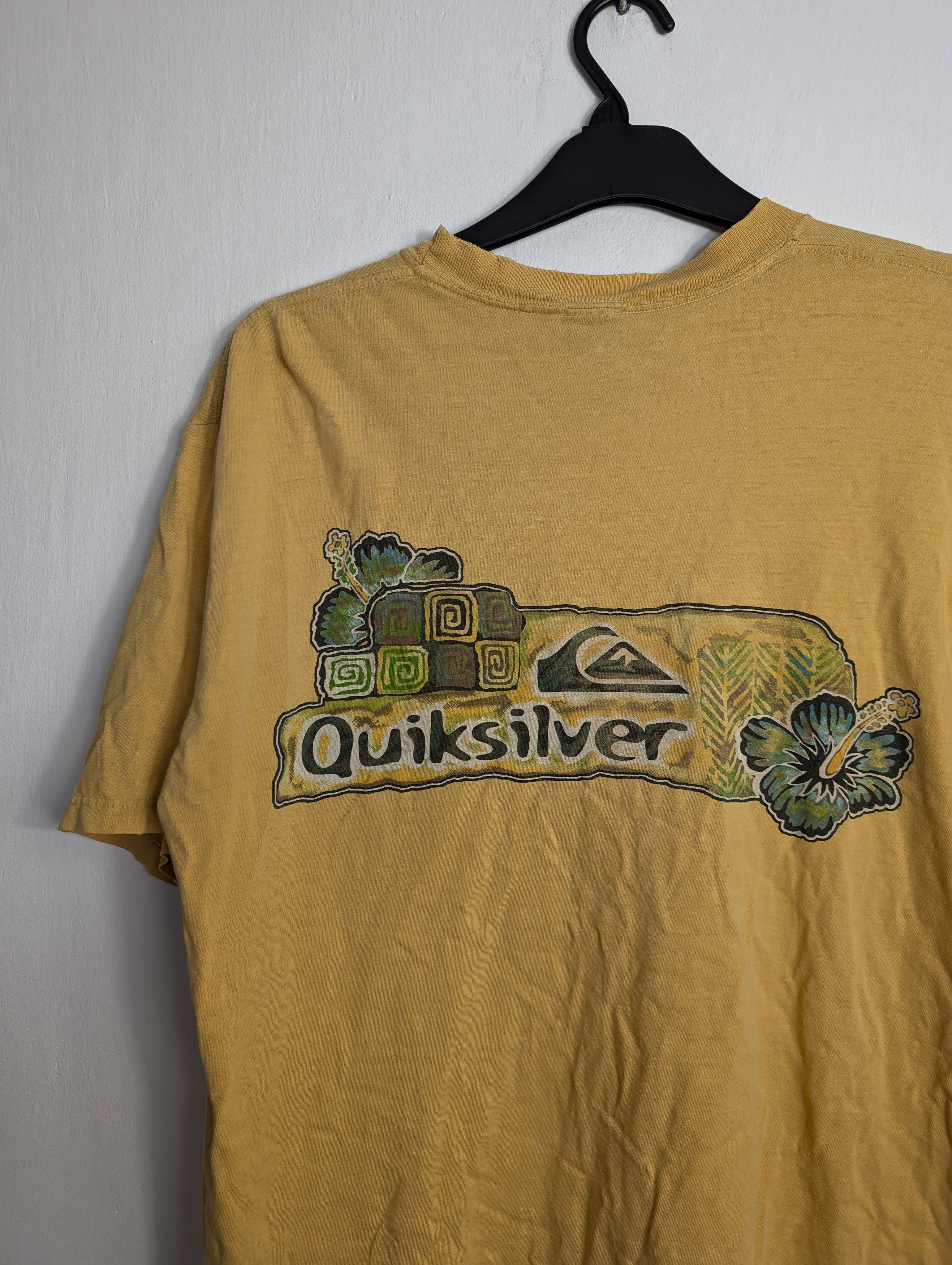 Quiksilver Vintage Quiksilver T-shirt Distressed Surf Skate Size US M / EU 48-50 / 2 - 2 Thumbnail