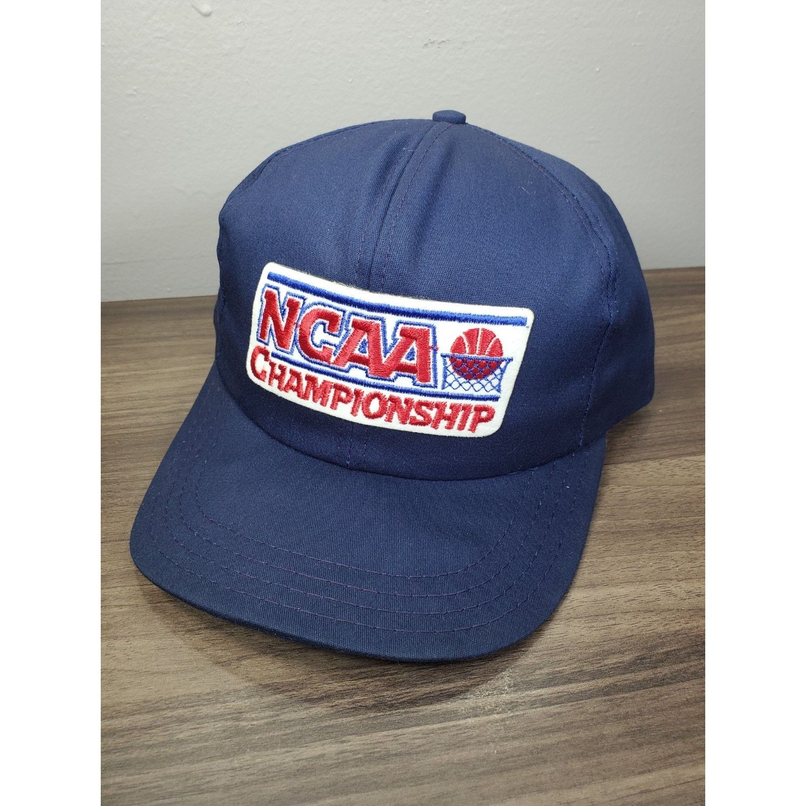 NCAA × Vintage NCAA Basketball Championship Hat Snapback Cap USA AJD Brand Size ONE SIZE - 1 Thumbnail