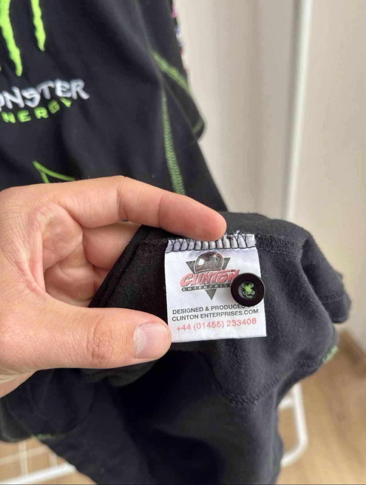 Gentle Monster Monster Energy Vintage Racing Polo Shirt Black Mens Size Xl Size US XL / EU 56 / 4 - 8 Thumbnail