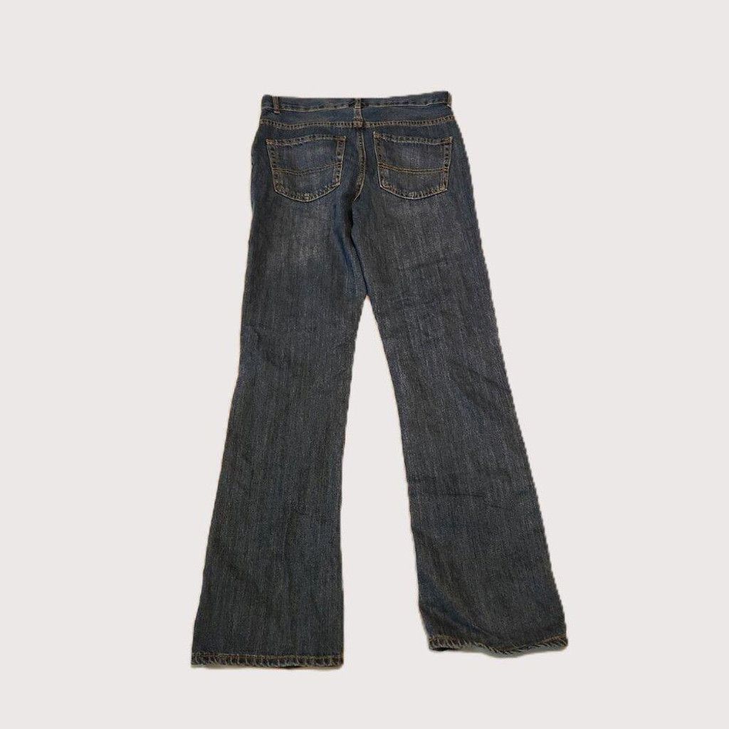 Designer Children's Place Size 14 Jeans Blue Bootcut 5 Pockets Size 36" / US 14 / IT 50 - 2 Thumbnail