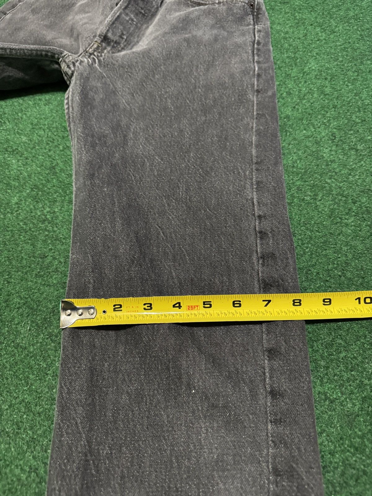 Levi's Vintage Clothing Vintage Levi’s 501 Button Fly Dark 90s 28x30 Black Jeans Size US 28 / EU 44 - 11 Thumbnail