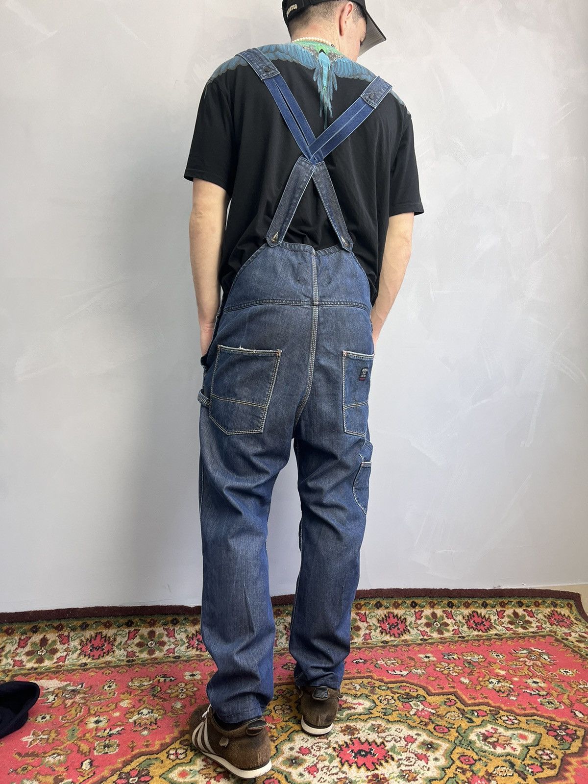 Diesel × Japanese Brand VINTAGE Y2K OVERALL DIESEL DISTRESSED HYPE Size US 32 / EU 48 - 13 Thumbnail