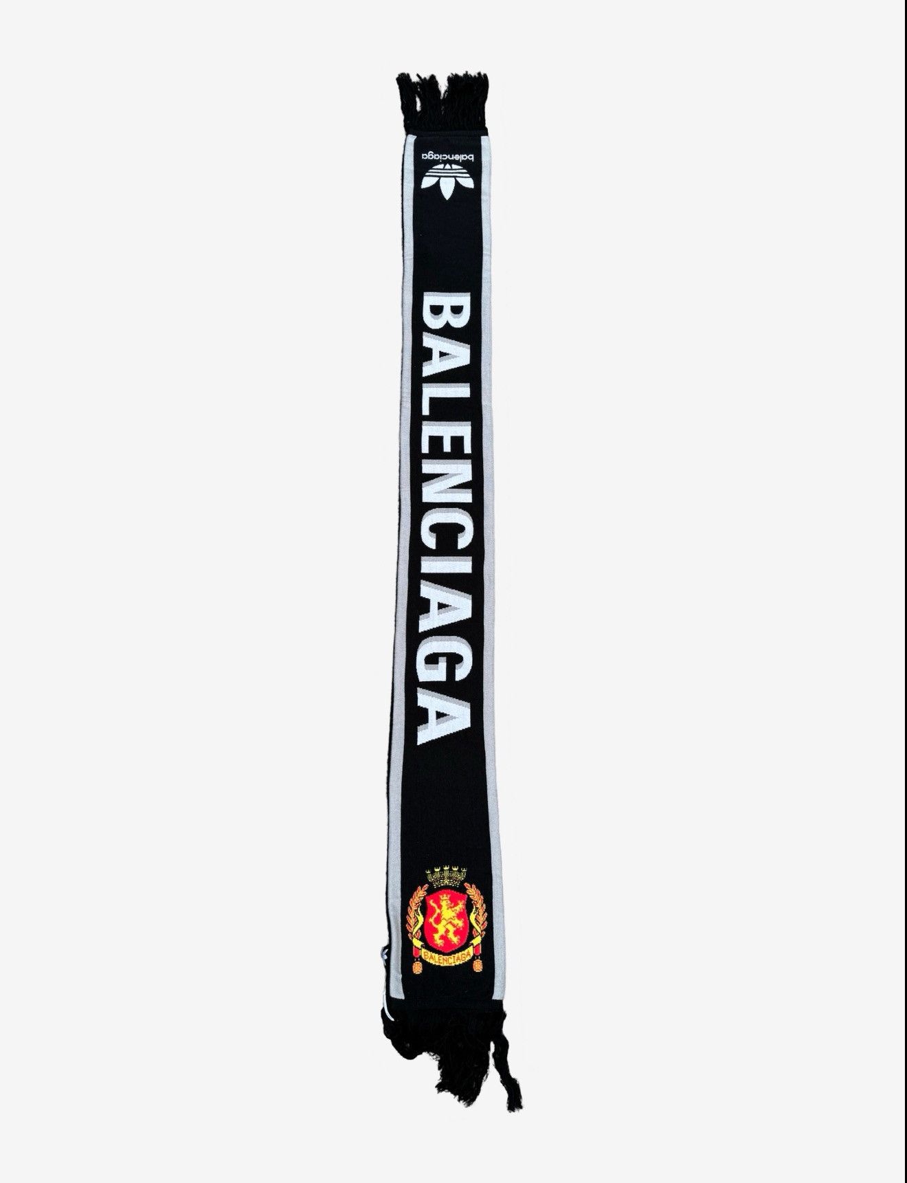 Balenciaga Balenciaga Adidas Soccer Logo Scarf Black Size ONE SIZE - 1 Thumbnail