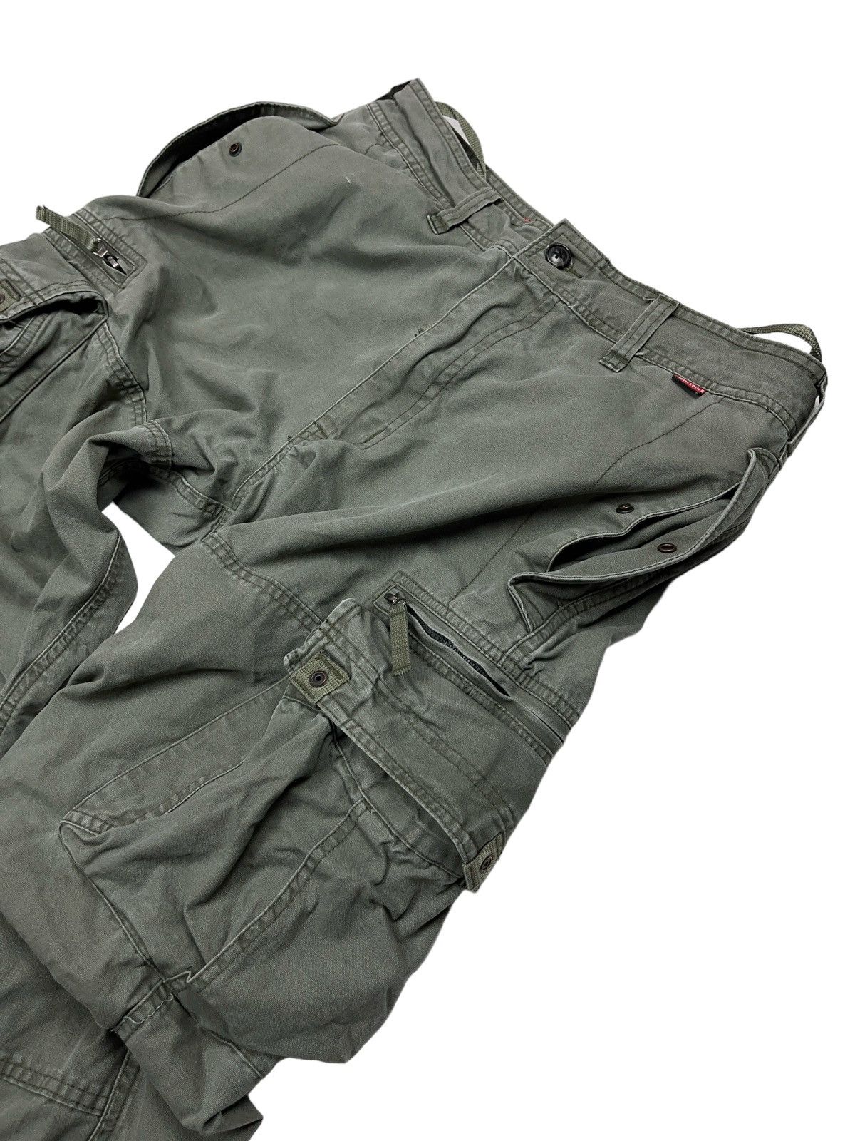 Vintage Japanese Cargo Pants Military Multi Pocket Utility