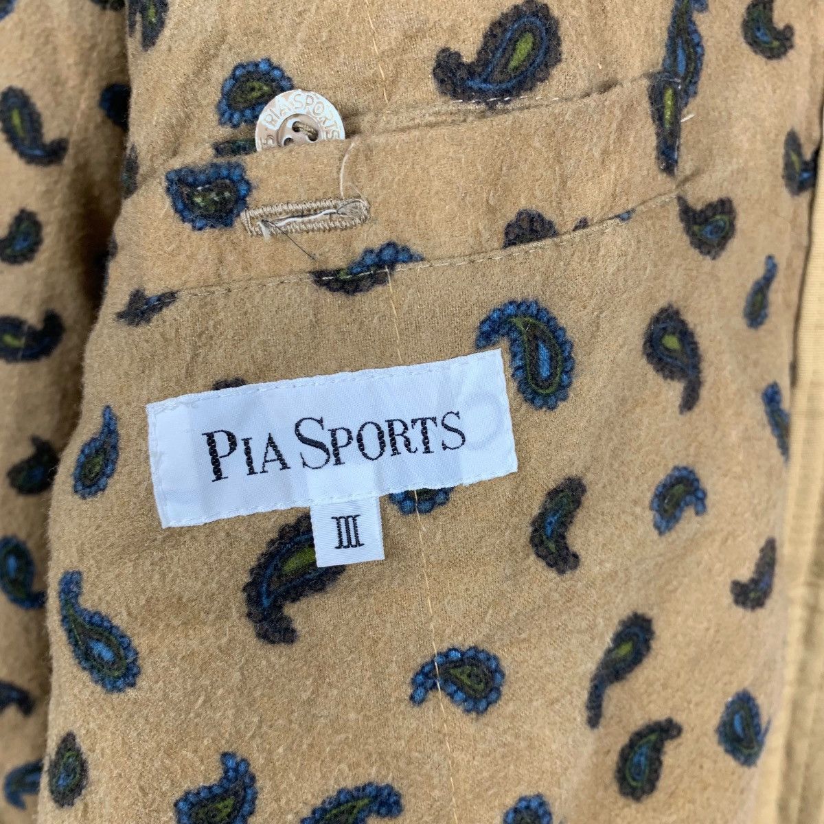 Vintage Vintage PIA SPORTS Casualwear Coduroy Hoodie Bomber Jacket Size US XL / EU 56 / 4 - 5 Thumbnail