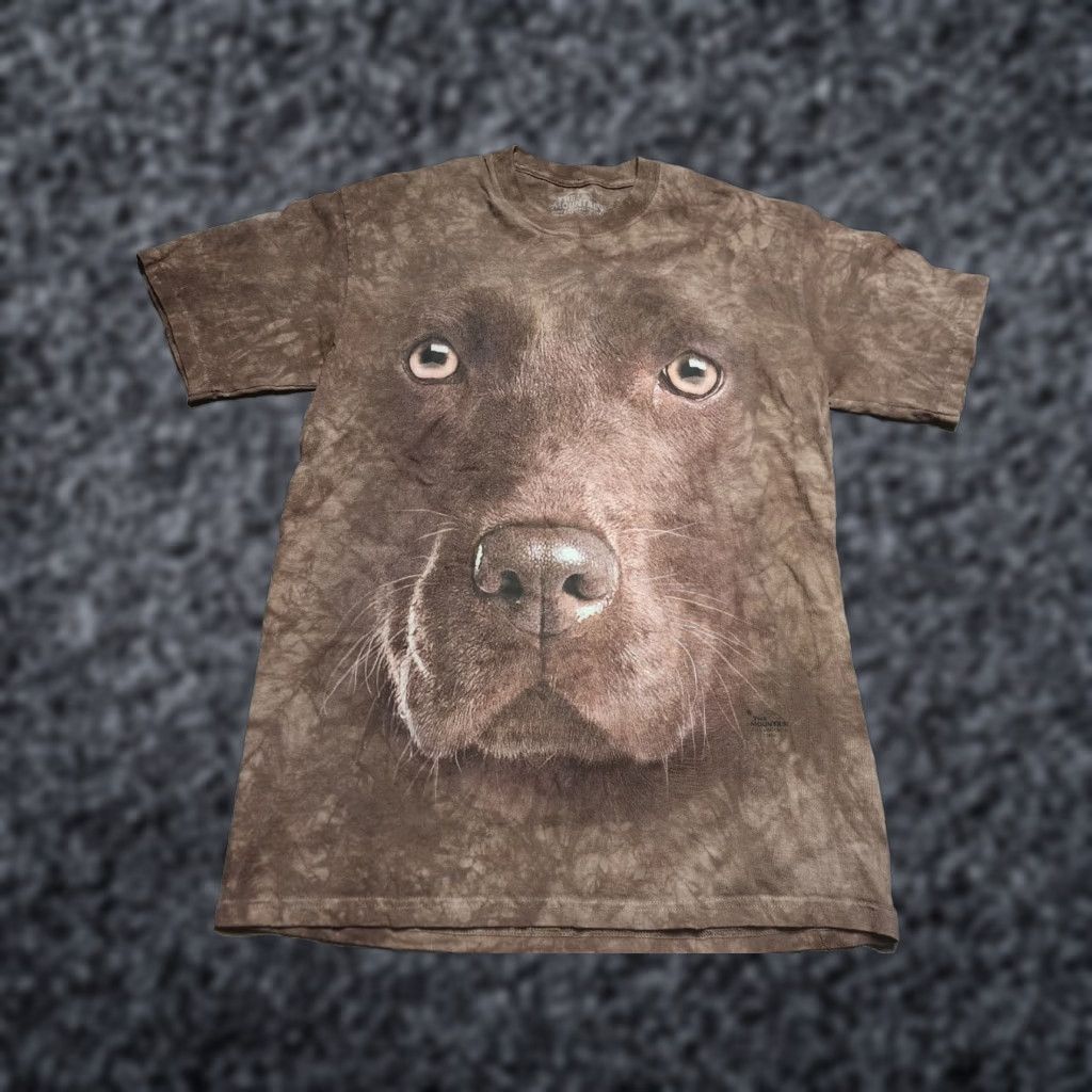 The Mountain The Mountain Shirt M Brown Dog Lab Chocolate Big Face Crew Neck Mens Size US M / EU 48-50 / 2 - 1 Thumbnail