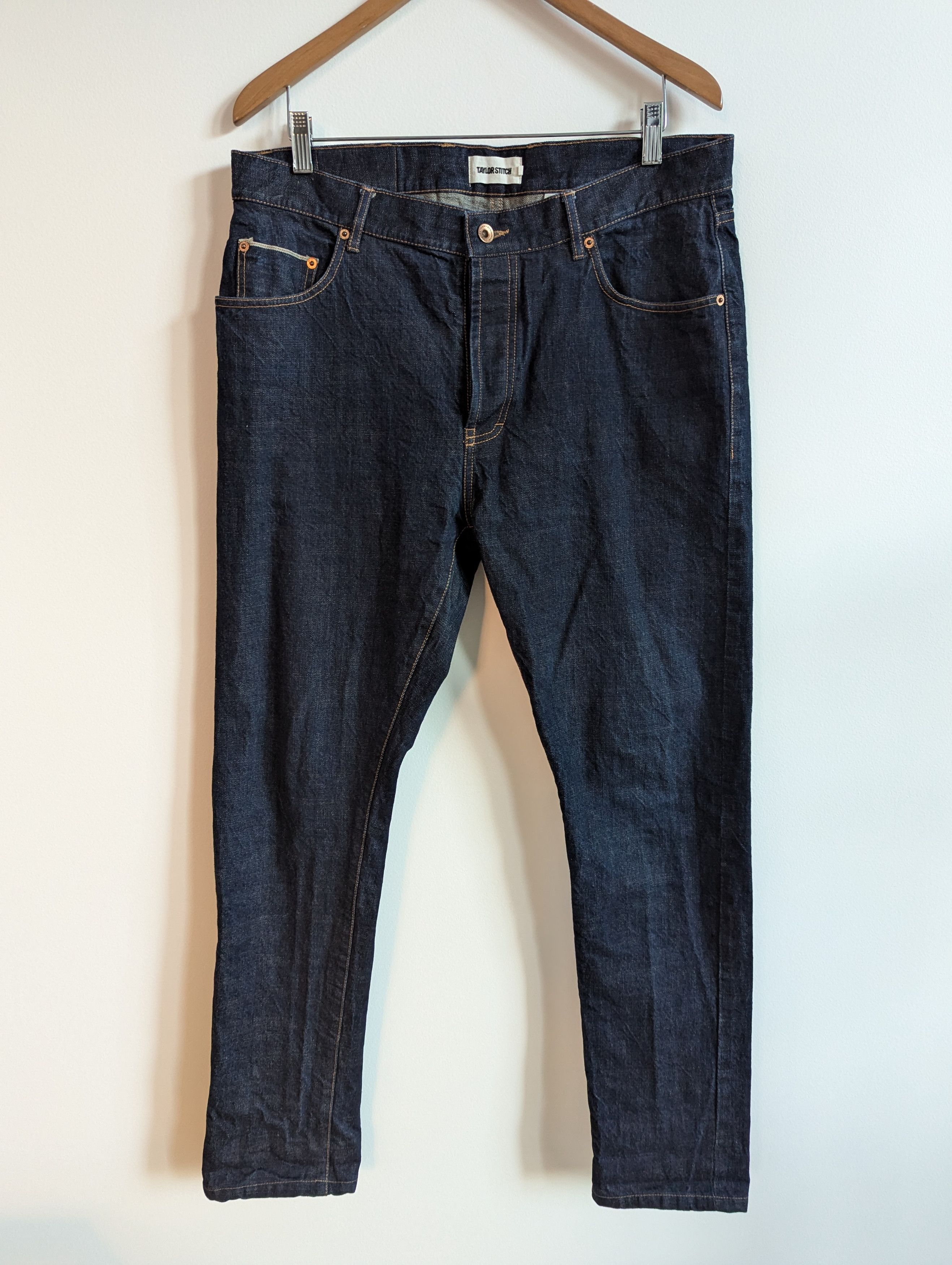Taylor Stitch Organic Slim Selvedge Size US 35 - 1 Thumbnail
