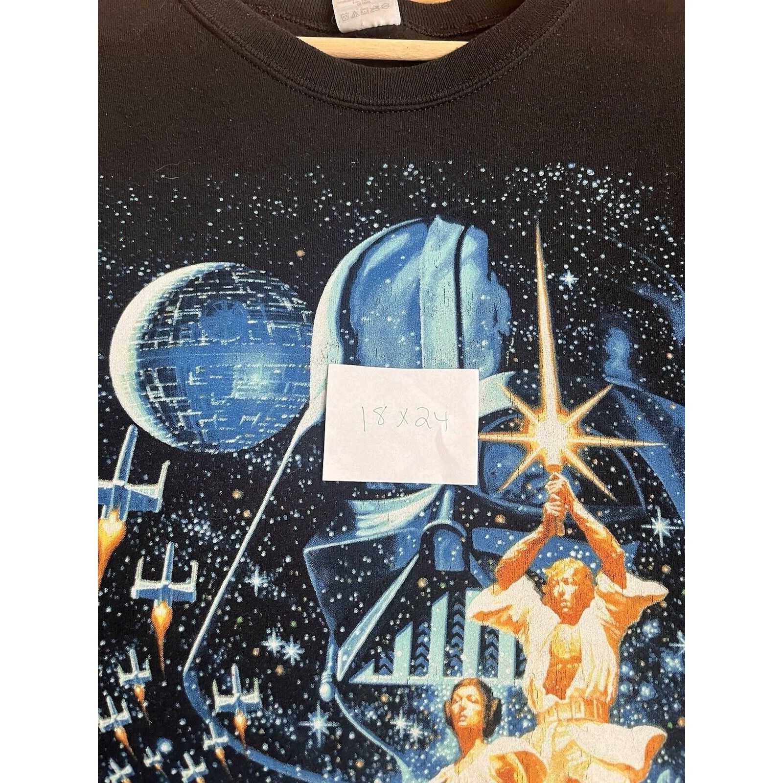 Star Wars VINTAGE STAR WARS DARTH VADER EPISODE 1 JERZEES CREWNECK 90S Size US M / EU 48-50 / 2 - 5 Thumbnail