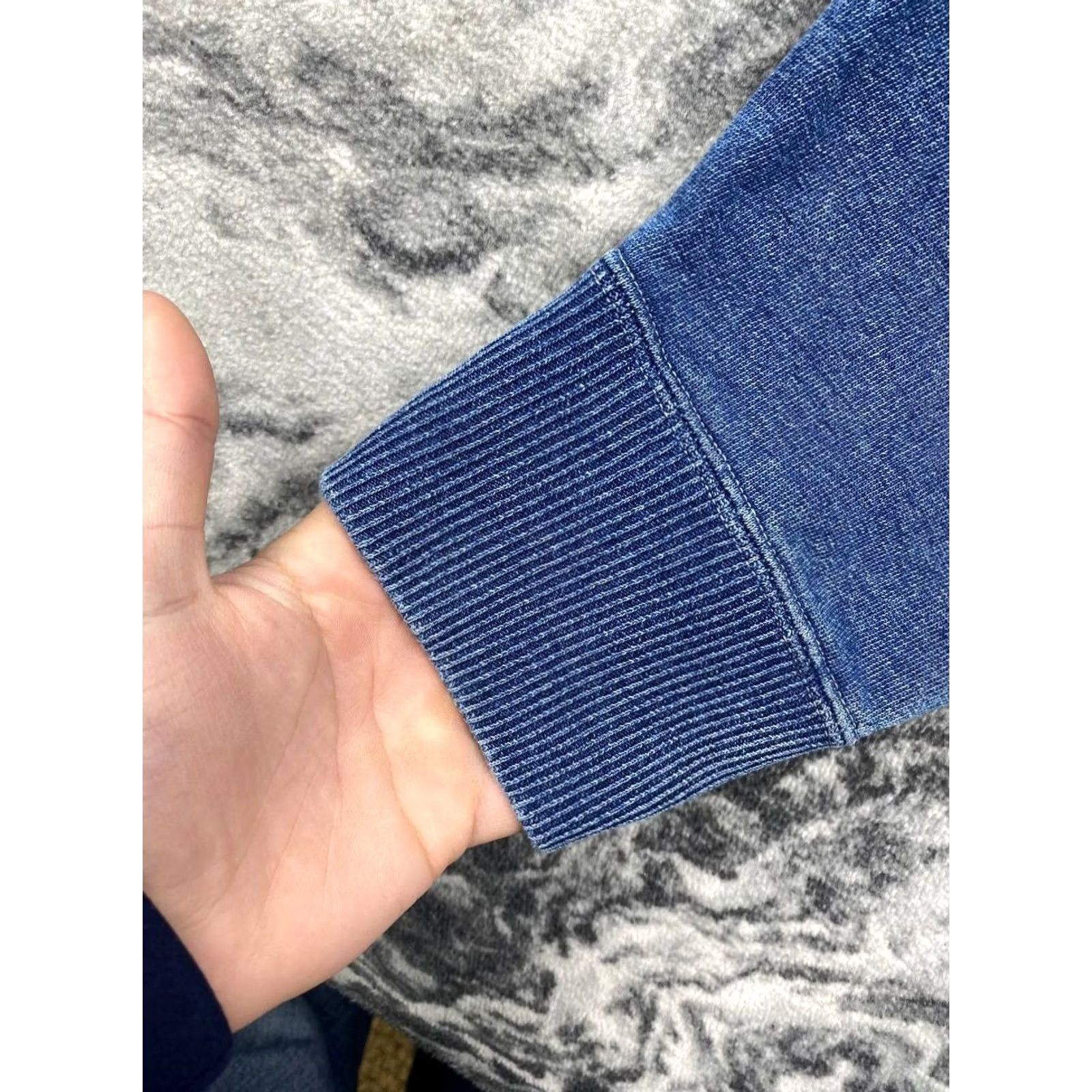 Ralph Lauren Ralph Lauren RRL Indigo Cotton Sweatpants Men L Blue Size US 33 - 3 Thumbnail