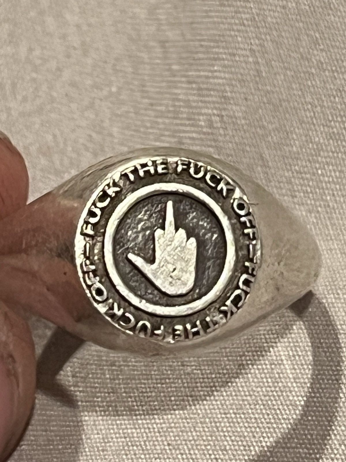 ineverheardofyou Ineverheardofyou fuck you Ring fuck the fuck off Size ONE SIZE - 7 Thumbnail
