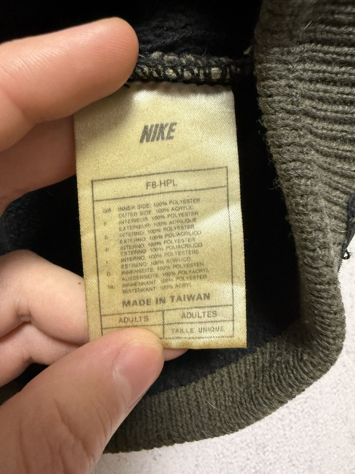 Nike × Vintage Vintage Nike Hat Swoosh Drill Y2K 90s Size ONE SIZE - 7 Thumbnail