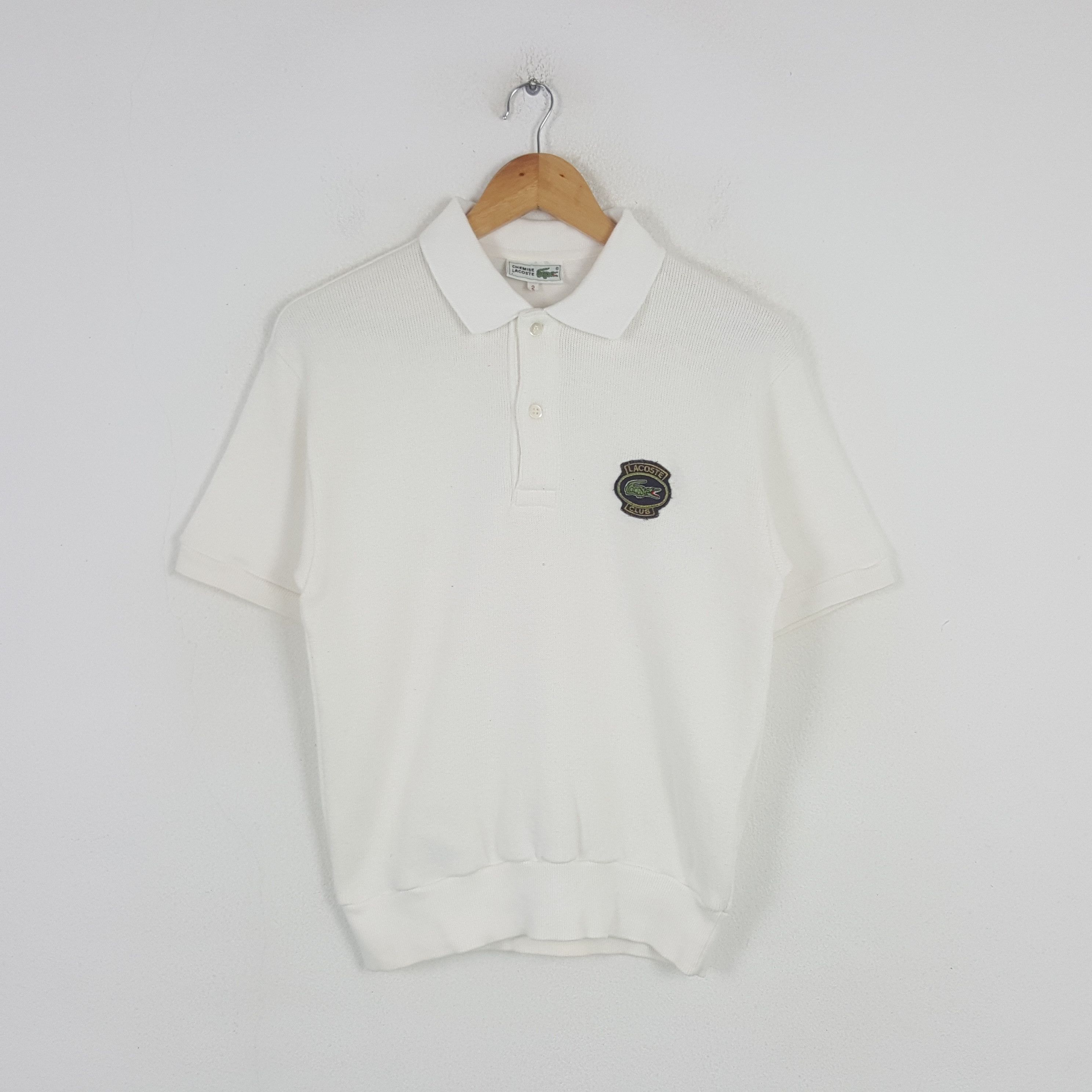 Lacoste Vintage Chemise Lacoste Tennis Collared Sweatshirt C293N22 Size US S / EU 44-46 / 1 - 1 Thumbnail