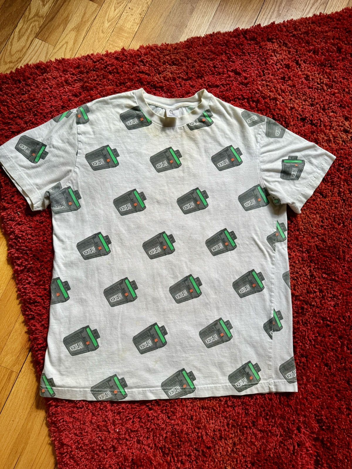 image of Billionaire Boys Club x Icecream Bbc Ice Cream Pharrell Beepers Tee in Grey, Men's (Size XL)