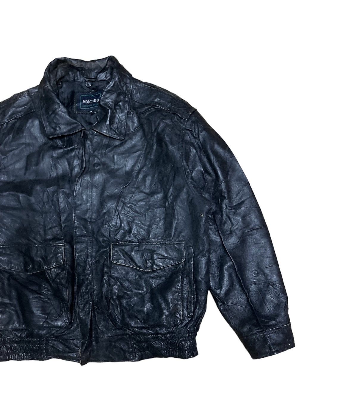 Japanese Brand × Vintage Japanese Volcano Leather Jacket Size US M / EU 48-50 / 2 - 4 Thumbnail
