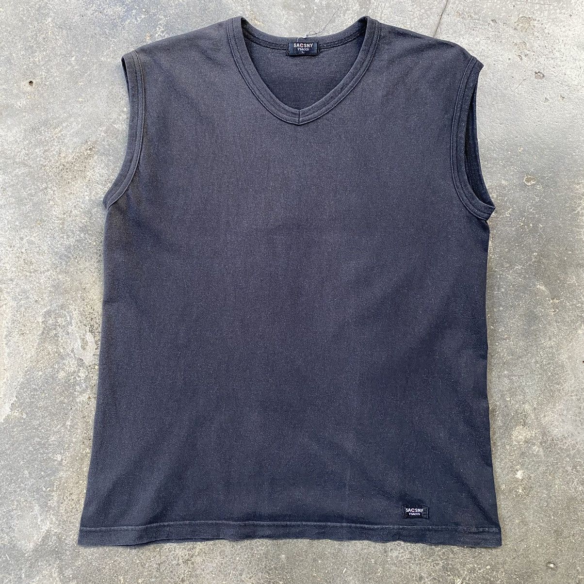Yohji Yamamoto Vintage Yohji Yamamoto Y'saccs Sun Faded Sleeveless Tees Size US M / EU 48-50 / 2 - 1 Thumbnail
