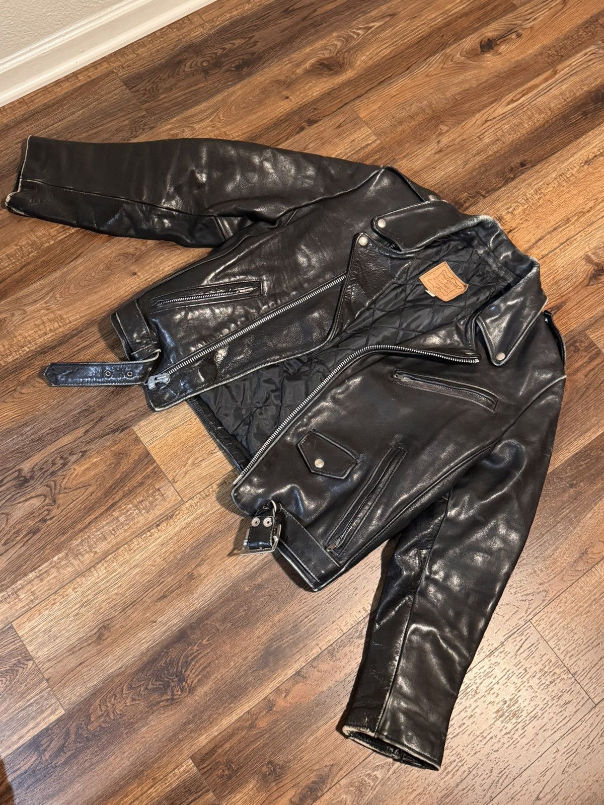 Vintage Vintage Punk Motorcycle Leather Jacket Size US M / EU 48-50 / 2 - 1 Thumbnail