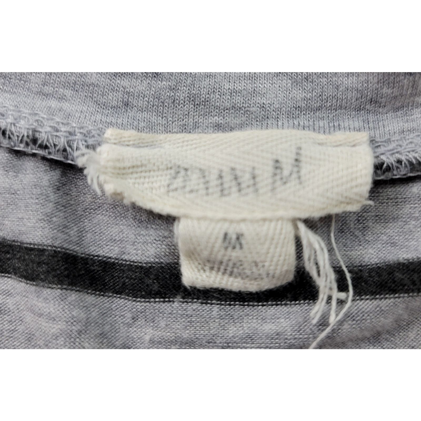 Other Zenana Outfitters Black Gray Heathered Striped Shirt Medium Size M / US 6-8 / IT 42-44 - 3 Thumbnail