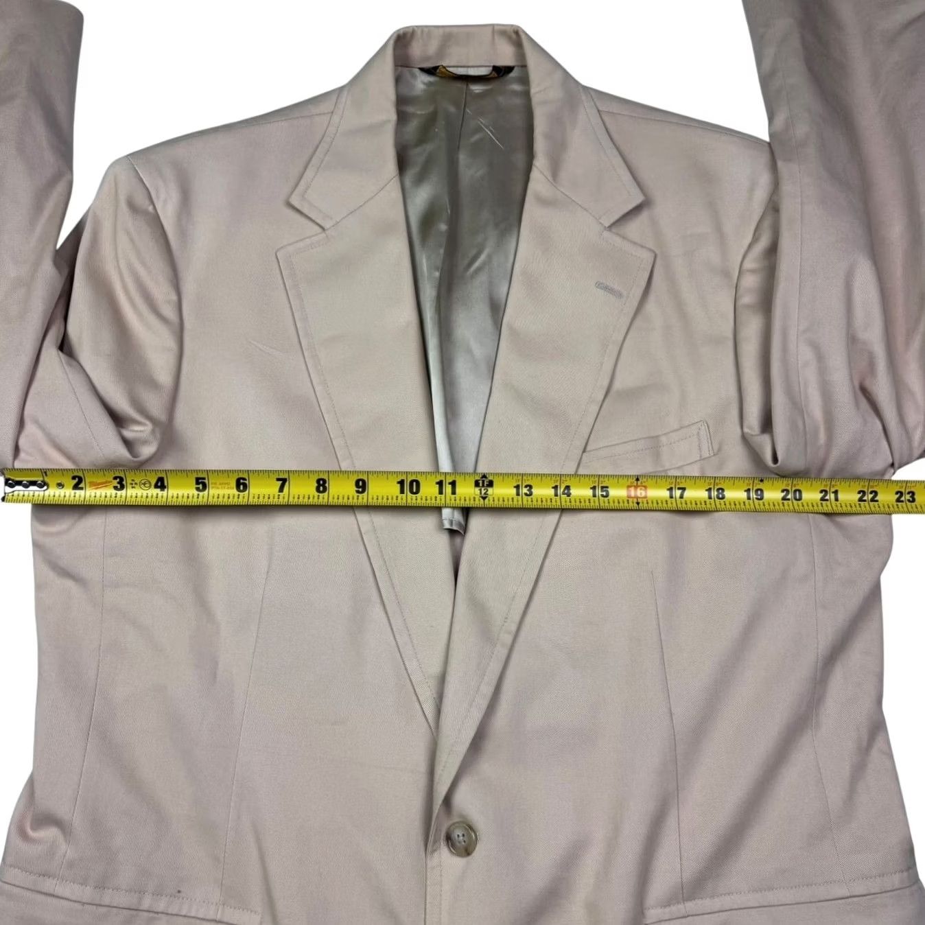 Brooks Brothers Brooks Brothers Blazer Jacket 2-Button 100% Cotton Yellow 44R Mens Regular Vintage No Size 44R - 7 Thumbnail